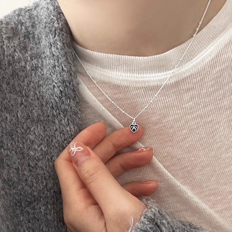 Tie Clip Silver - 여자를위한 VENTFILLE 925 스털링 실버 러브