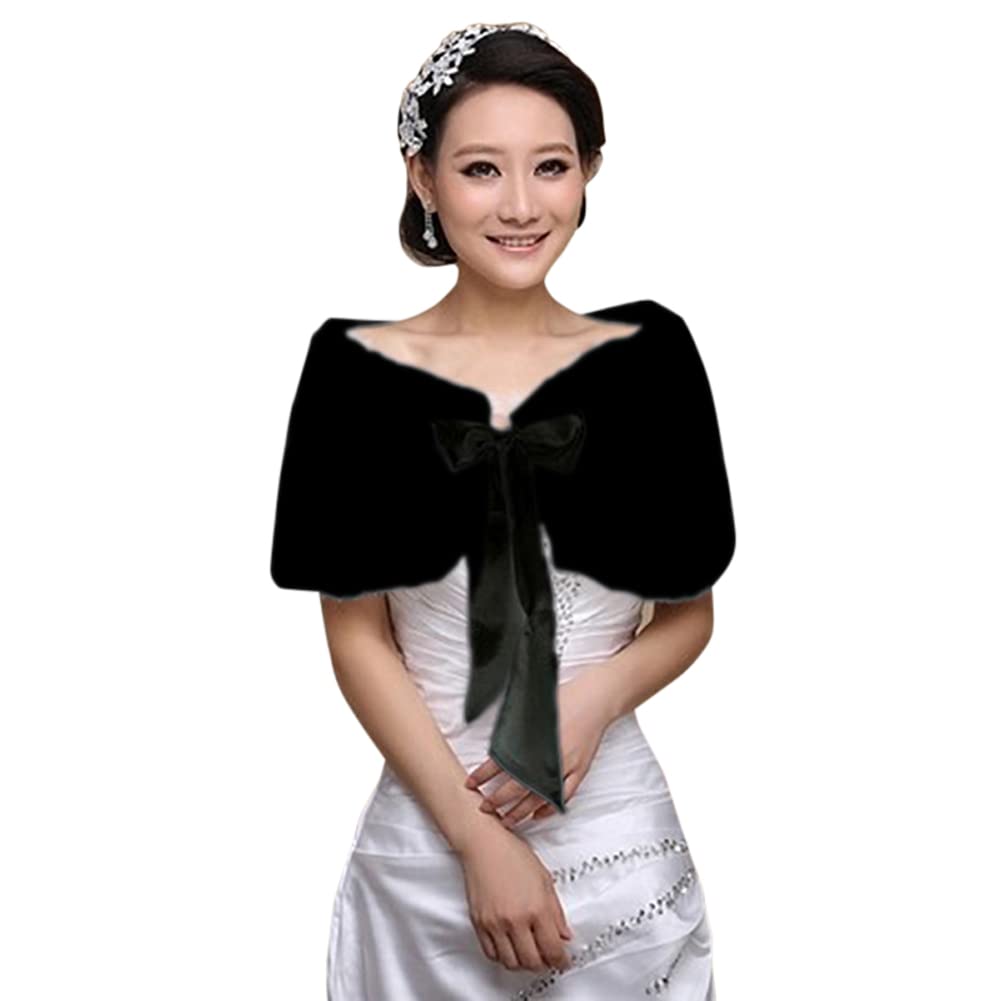 여성 신부 웨딩 인조 모피 숄 및 랩, 모피 스카프 민 - Stole Wedding Shawl 리뷰 및 가격