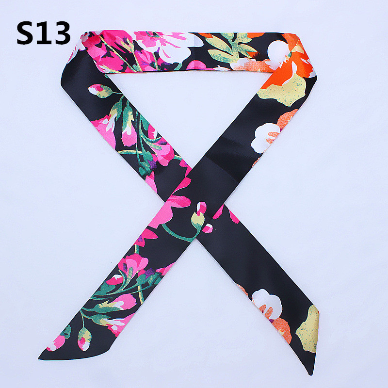 47 색상 브랜드 두건 작은 실크 가방 스카프 여성 머 - Face Scarf Mask 리뷰 및 가격