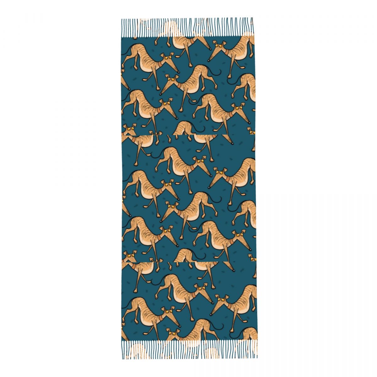 그레이하운드, 휘핏, 러처 강아지 무늬 여성용 겨울용  - Pashmina Wrap Large 리뷰 및 가격