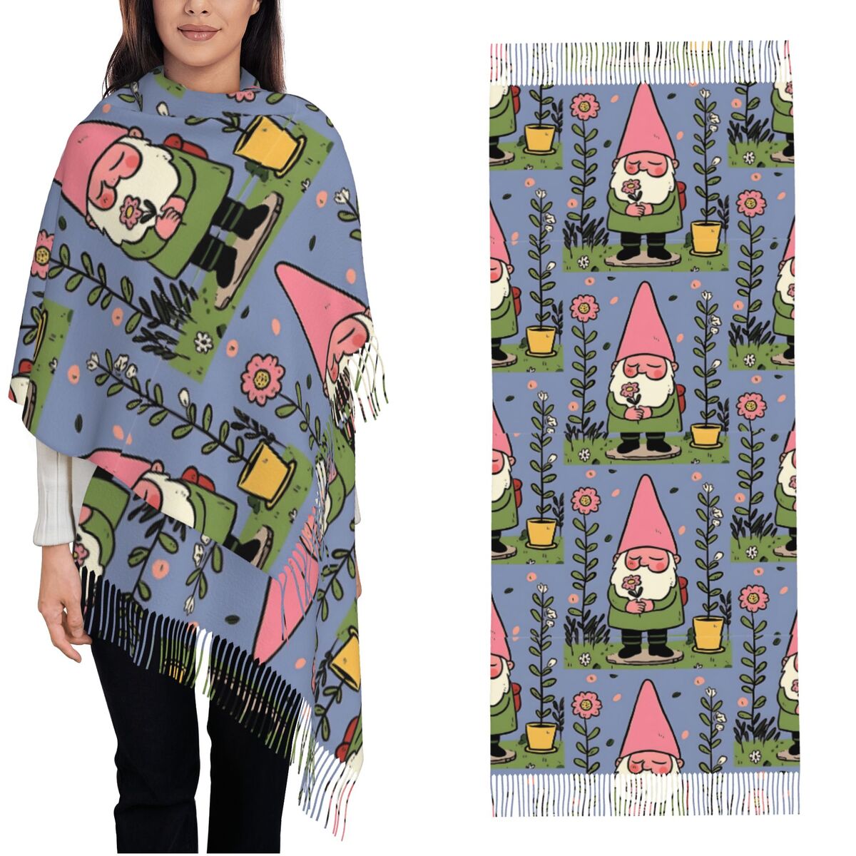 여성용 신화적인 정원 요정 숄 랩스 따뜻한 대형 롱 스 - Pashmina Wrap Large 리뷰 및 가격