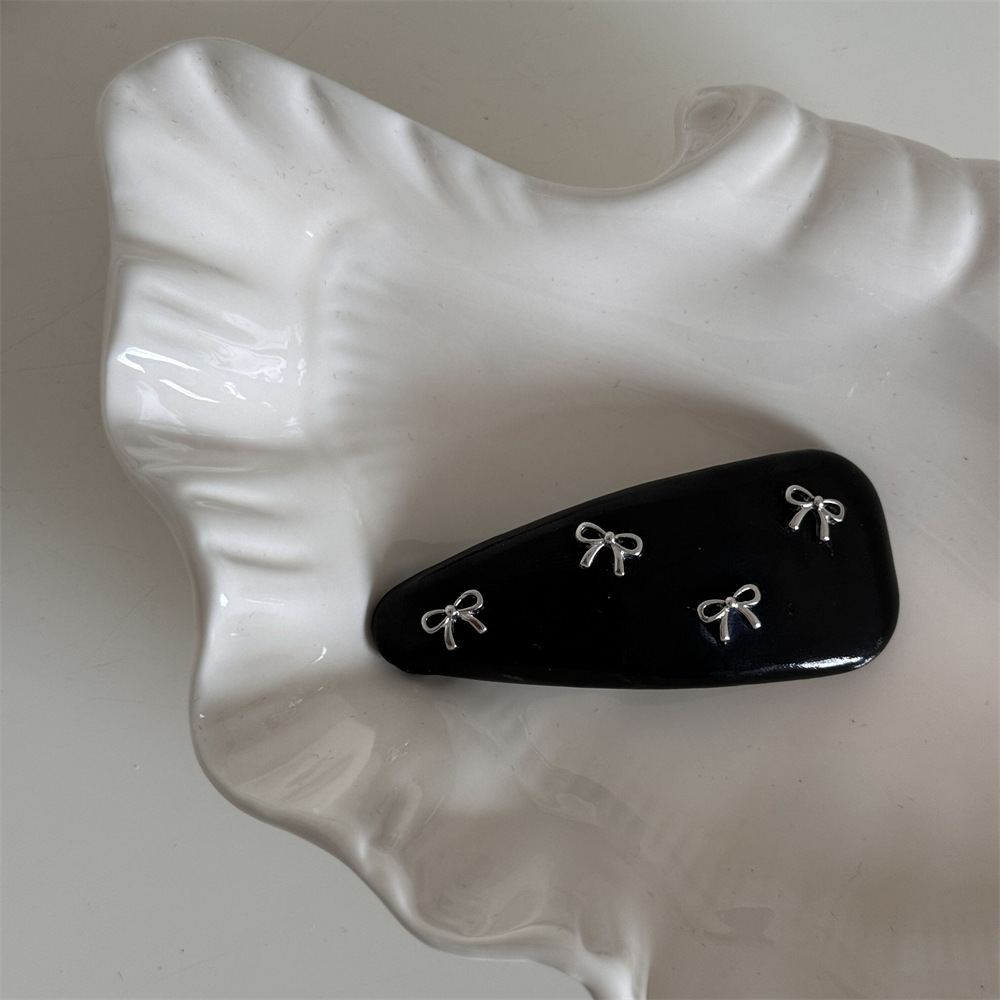 한국 스타일의 달콤하고 예쁜 소녀들을 위한 은색 작은  - Tie Clip Silver 리뷰 및 가격