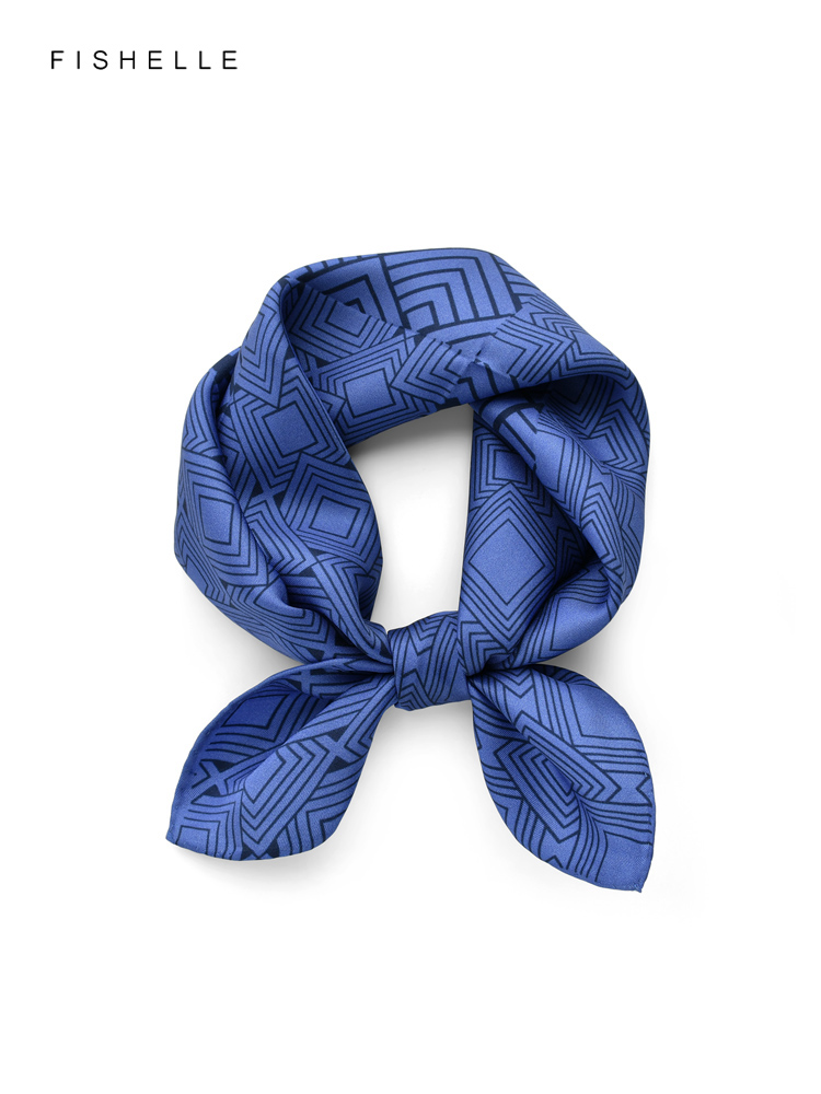 중국 클래식 블루 화이트 도자기 천연 실크 스카프, 능 - Silk Neck Scarf 리뷰 및 가격