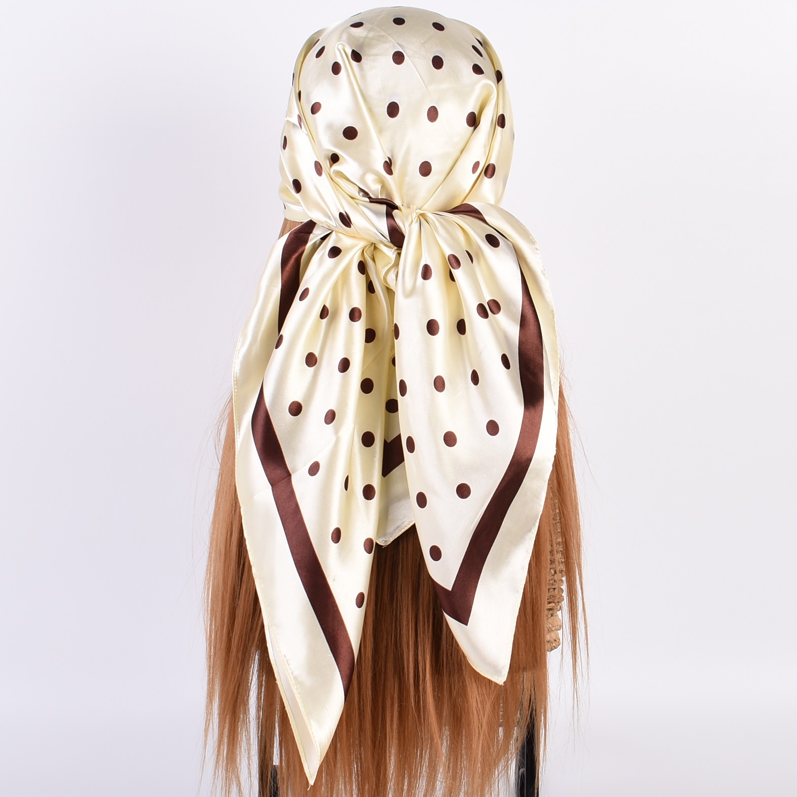 여름 신상 패션 기질 웨이블릿 도트 90CM 대형 사각 - Face Scarf Mask 리뷰 및 가격