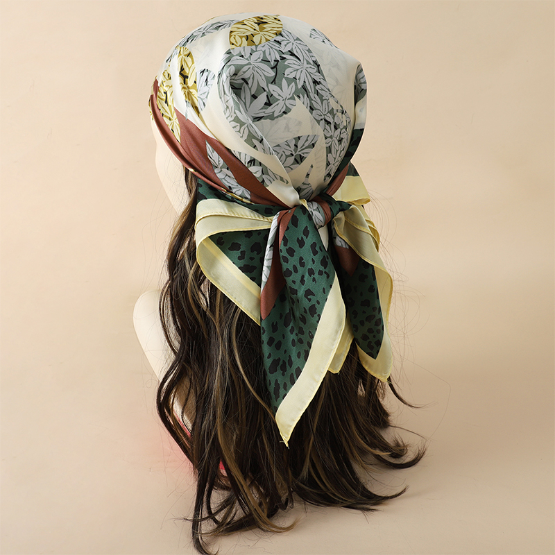 70x70cm 여성 스카프 실크 느낌 헤어 넥 스퀘어  - Silk Neck Scarf 리뷰 및 가격