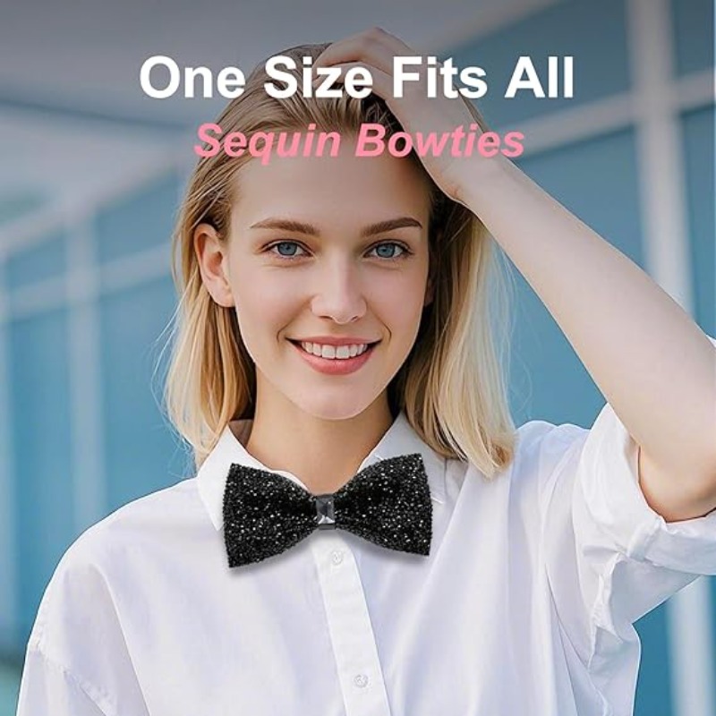 남녀공용 패션 라인스톤 보타이, 조절 가능한 길이의 시 - Bow Tie Pre Tied 리뷰 및 가격